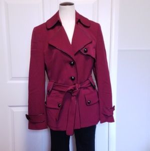 Nine west wine blazer suit